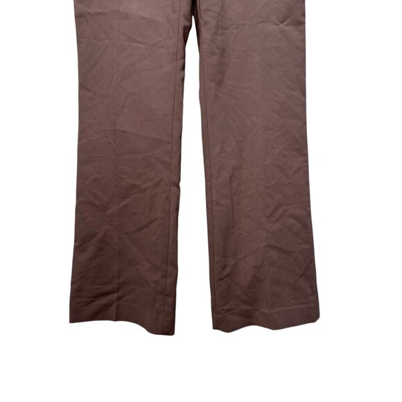Aritzia Publish Trousers Pants Womens 8 Brown High Rise Bootcut Tailored Office - Picture 7 of 16